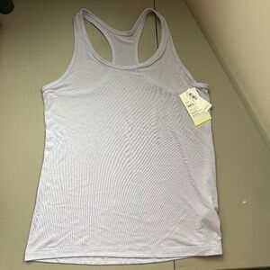 NWT Old Navy Go Dry Racerback Tank Lavender Purple Gym Run Yoga Pilates Climb